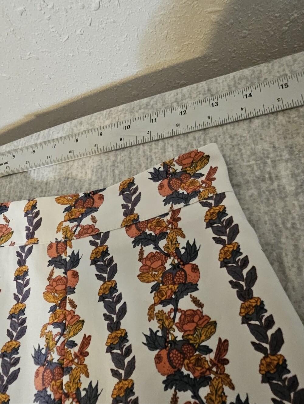 O.P.T.Floral Elastic Zip A line Tiered Midi Skirt ...small - Picture 10 of 13